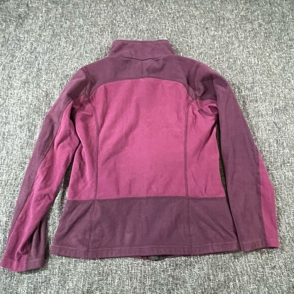Patagonia Womens Full Zip Fleece Emmilen Purple Sweater Size Medium - Picture 4 of 4